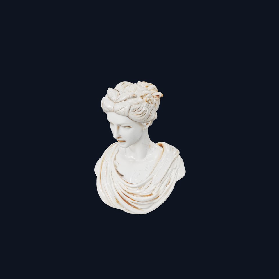 Classical Female Bust Sculpture D Model Pack